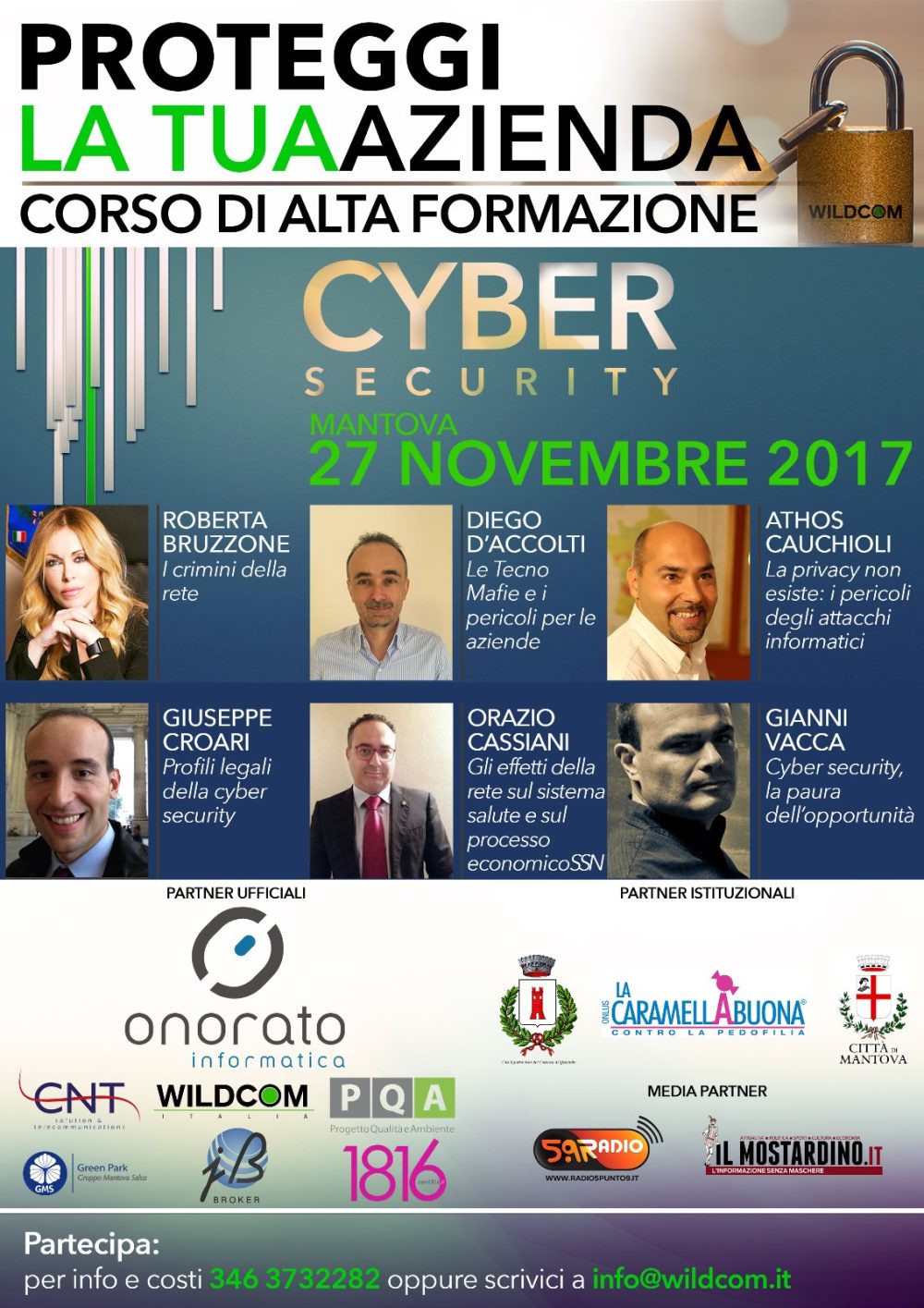 Wildcom Italia presente all’evento “Cybersecurity in azienda”