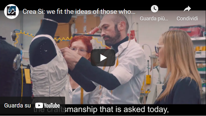 Video istituzionale Crea Si: “Realizziamo le idee di chi fa moda nel mondo”