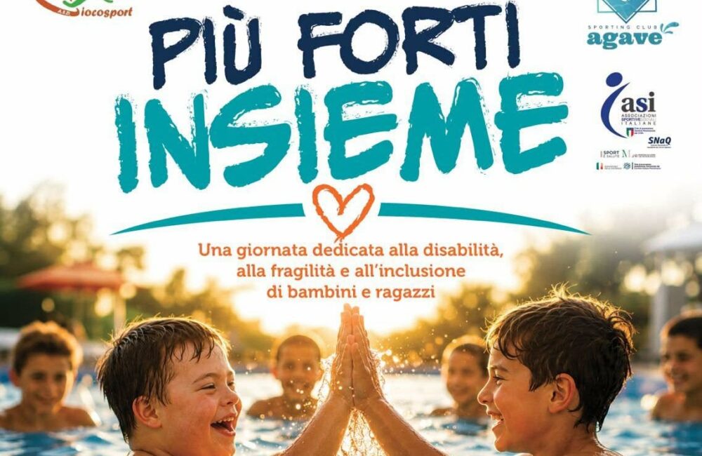 “Più Forti Insieme”: ad Anagni una giornata di sport, inclusione e solidarietà